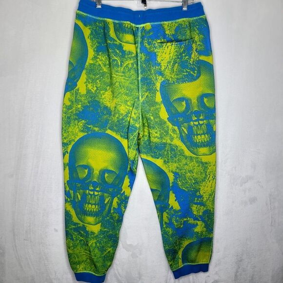 Russell Athletic X ASAP Worldwide Skull Print Joggers Size Large - Picture 5 of 8